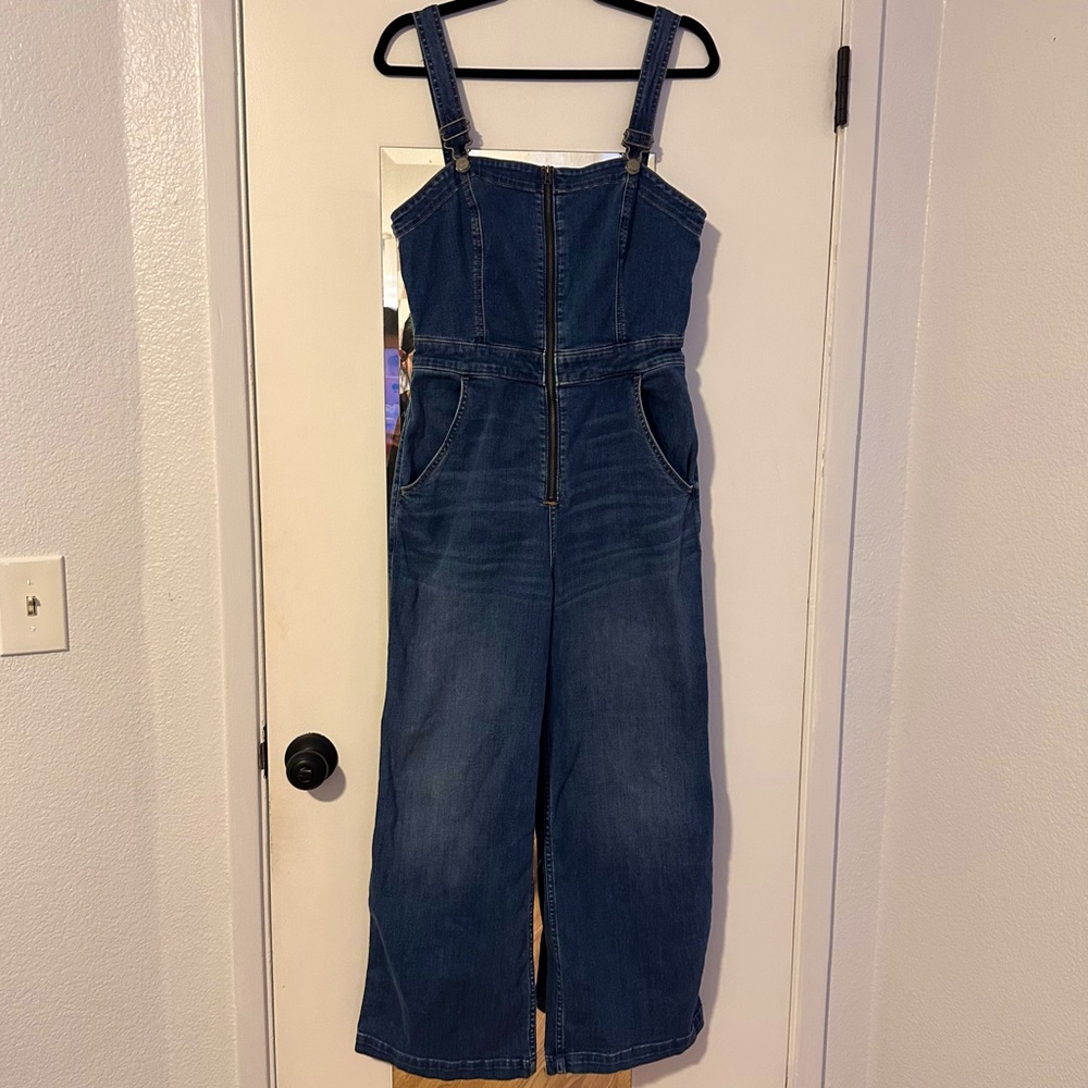 Hollister wide leg Overalls